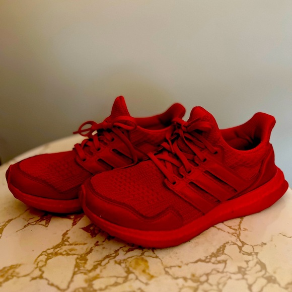 Adidas UltraBoost DNA “Lush Red” Monochrome Running Shoes - Picture 1 of 5